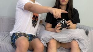 We played PS. I went ahead of it. I was an insect.